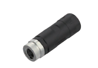 M8-孔頭-現(xiàn)場可接線式連接器-塑料外殼金屬螺母-3+4PIN