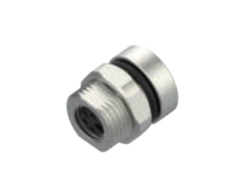 M8-孔頭-法蘭式連接器-后安裝-焊接式-3+4+5+6+8PIN