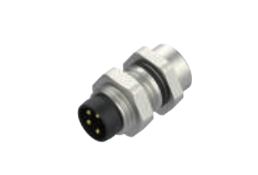 M8-針頭-法蘭式連接器-前安裝-PCB焊接式-3+4+5+6+8PIN